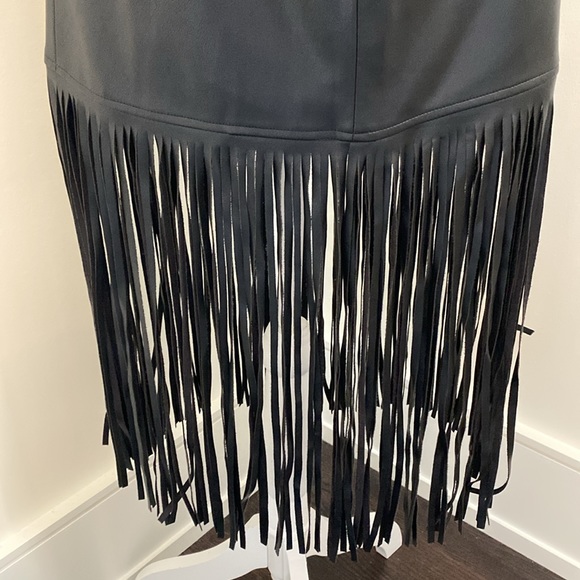 BAGATELLE NYC FAUX LEATHER SKIRT - Picture 2 of 6